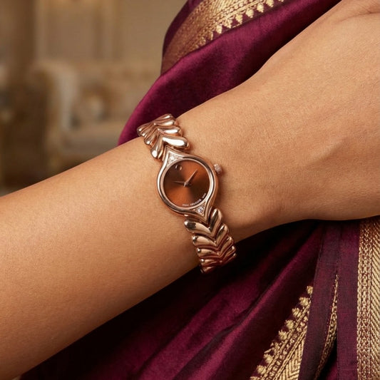 Elegant Rose Gold Women’s Bracelet Watch