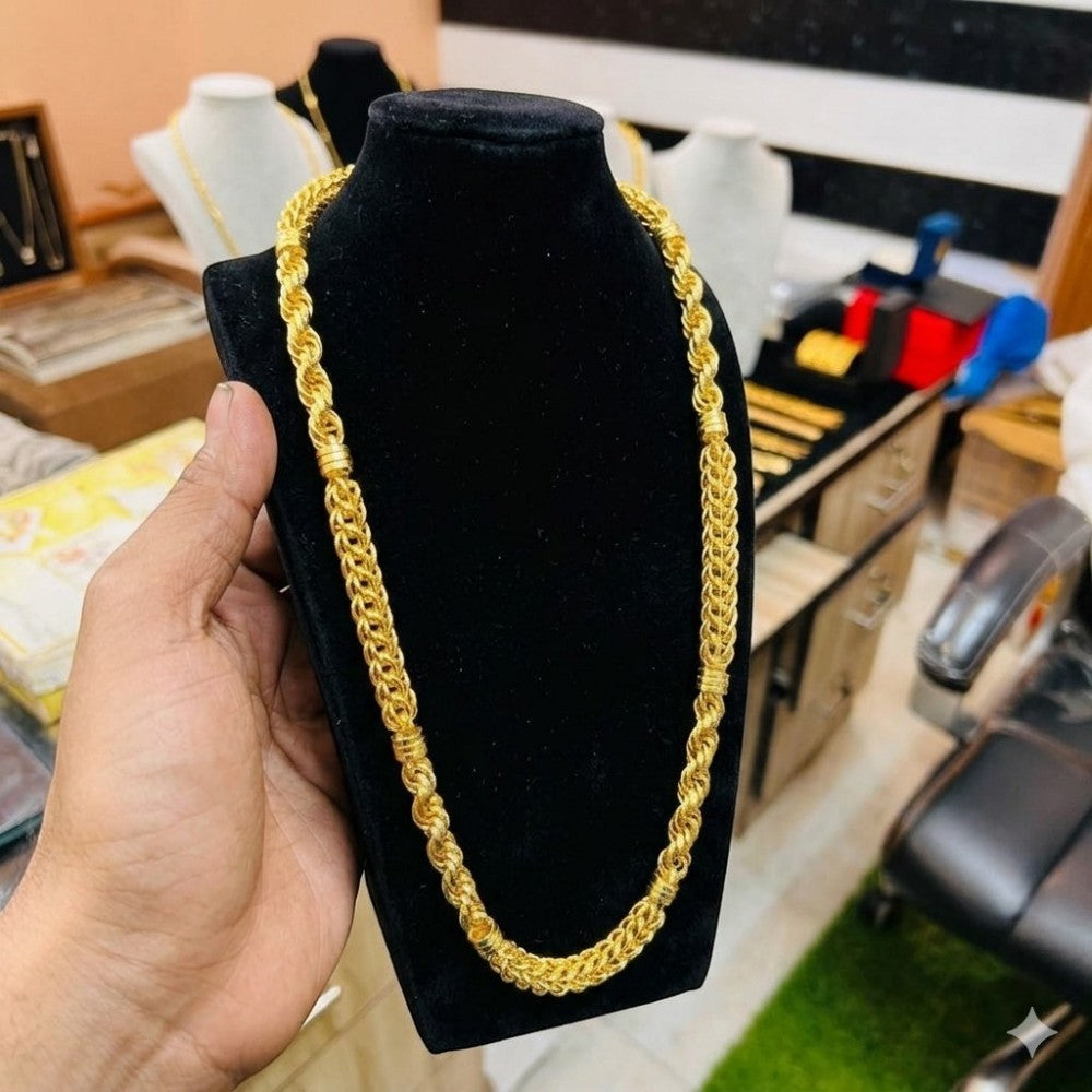 Majesty Golden Coated Chain For Man