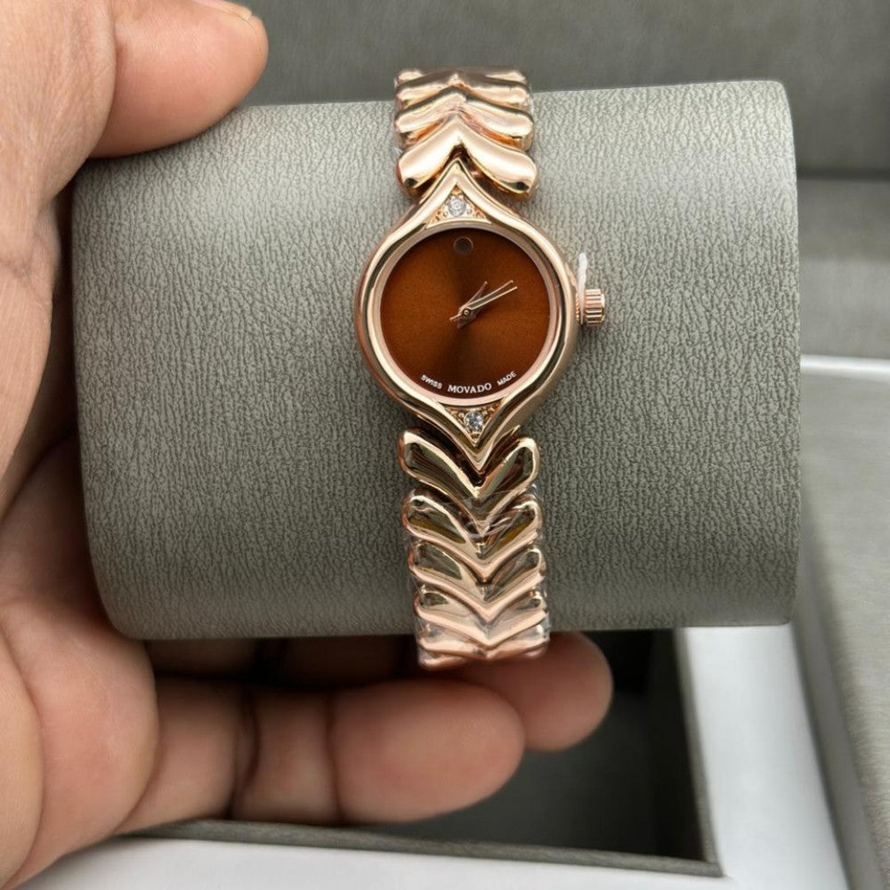 Elegant Rose Gold Women’s Bracelet Watch