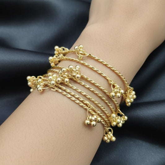 Kashmiri Bangles with Ghungroo Charms