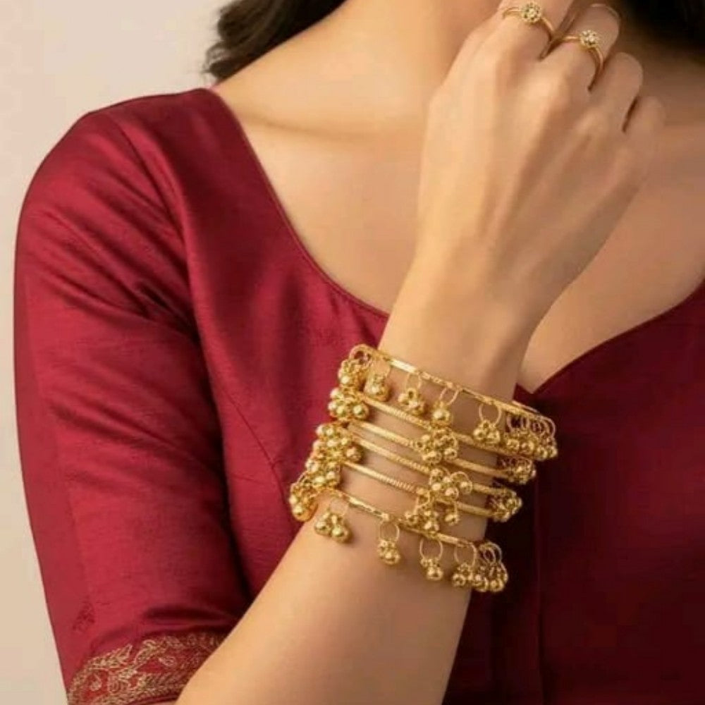 Kashmiri Bangles with Ghungroo Charms