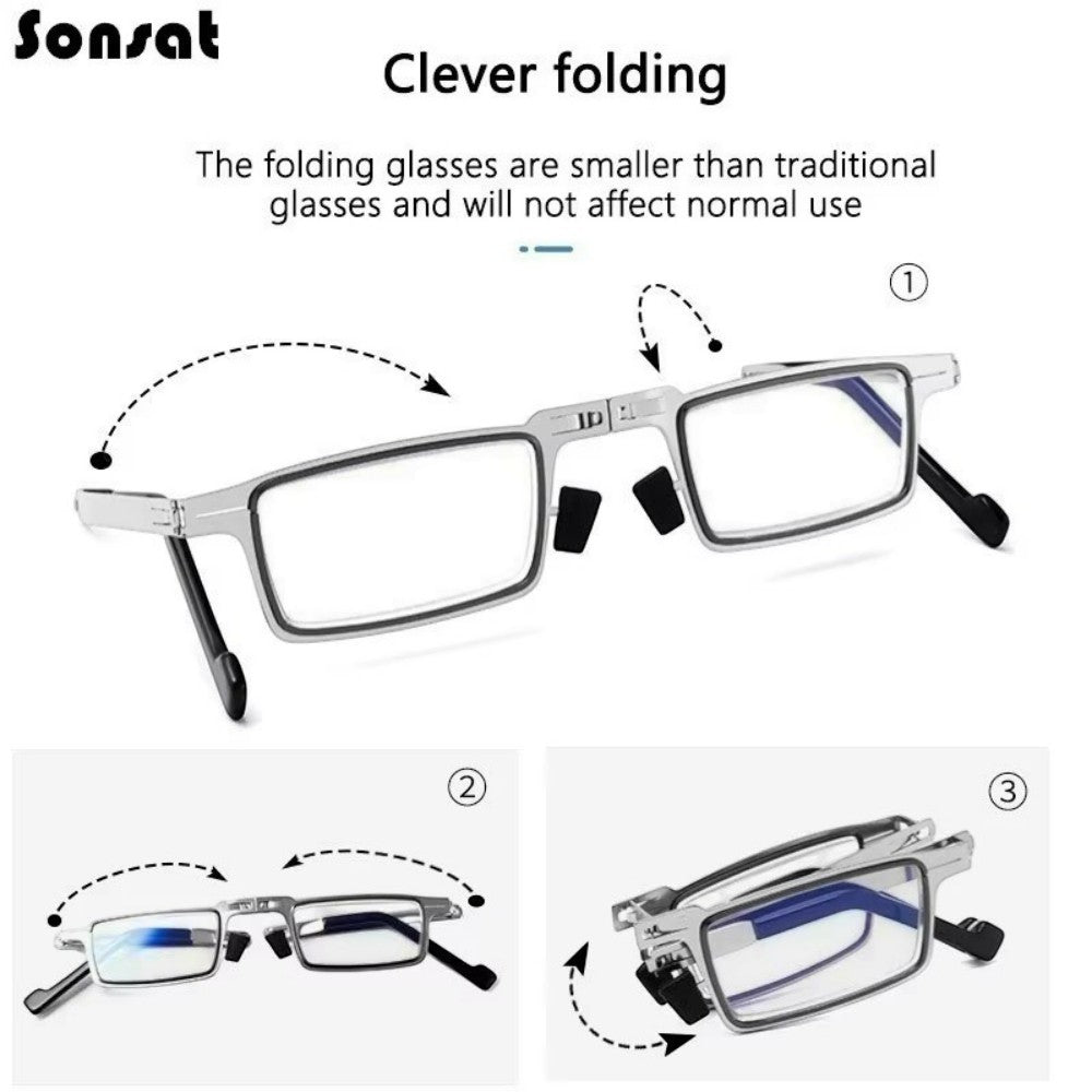 Retro Folding Reading Glasses