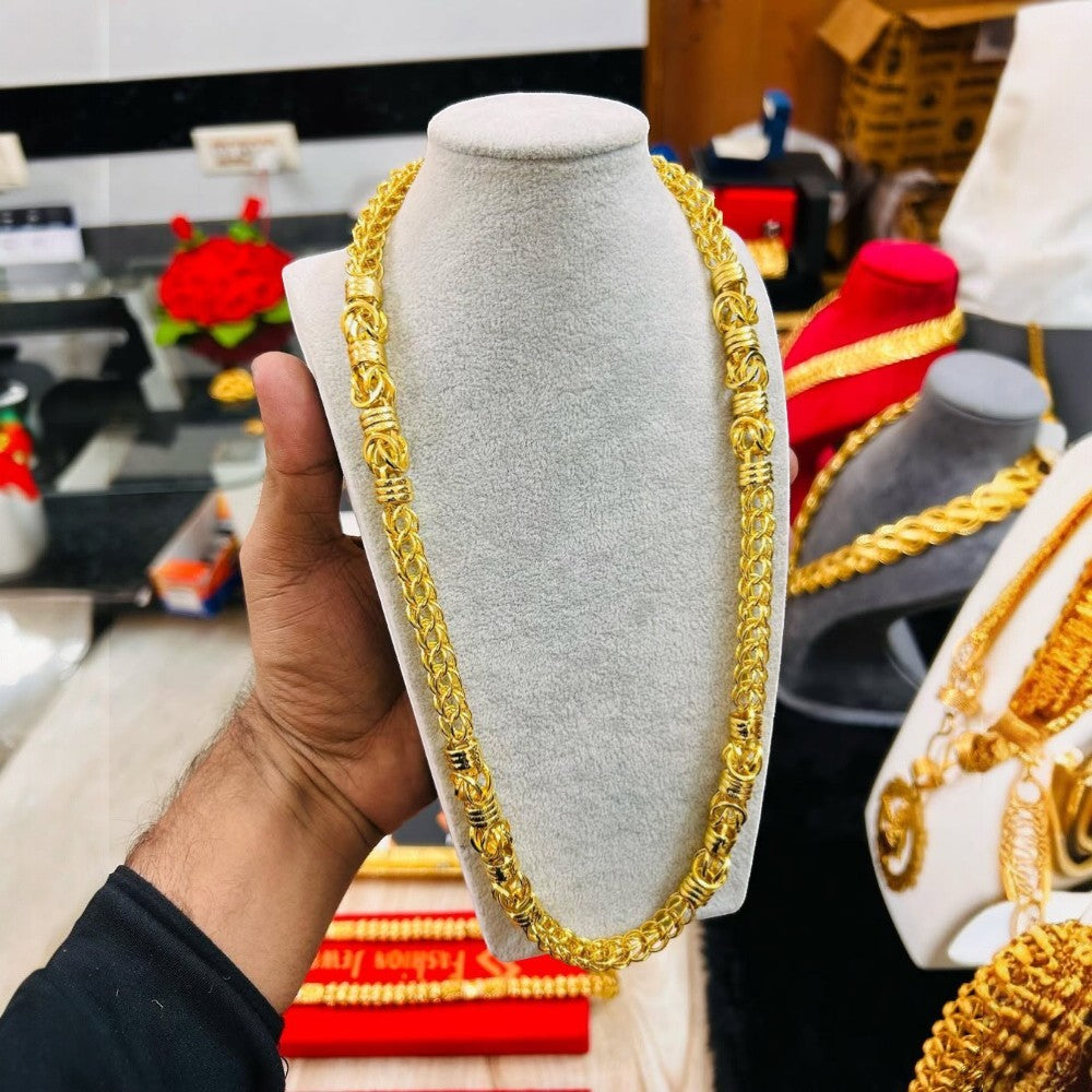 Majesty Golden Coated Chain For Man