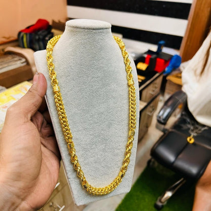 Majesty Golden Coated Chain For Man