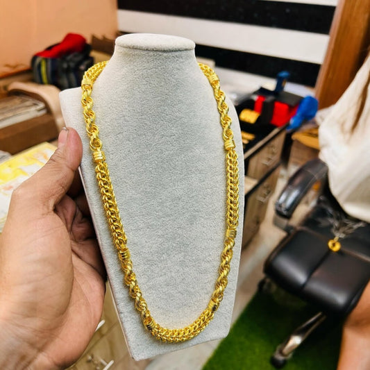 Majesty Golden Coated Chain For Man